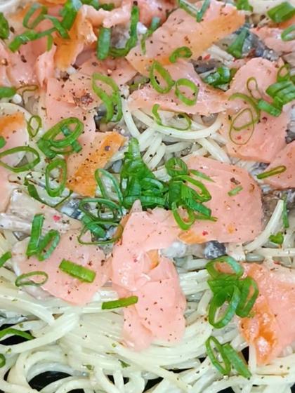 Smoked Salmon and Mushroom Pasta