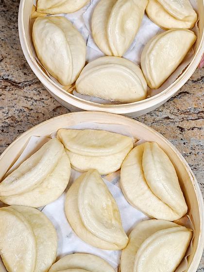 Homemade Steamed Bao Buns