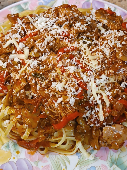 Greek Tomato Chicken with Peppers and Mushrooms