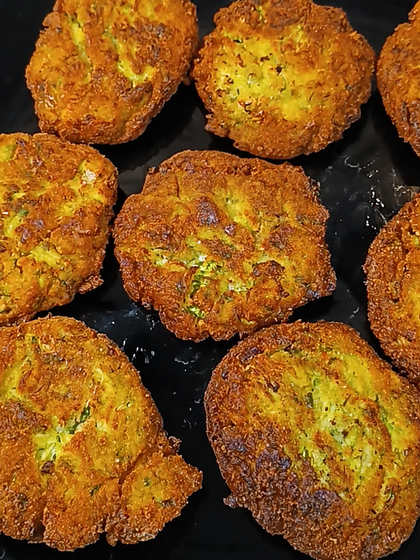 Crisp Greek Zucchini Fritters with Feta