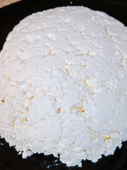 Easy Homemade Anthotyro-Style Fresh Cheese