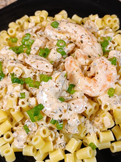 Pasta with Creamy Shrimp Sauce