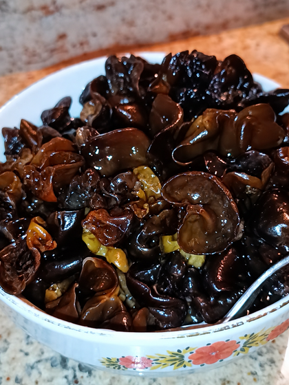 Kikurage, Seasoned Wood Ear Mushrooms for Ramen