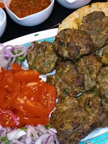 Politiki Keftedes - Charcoal Grilled Greek Meatballs