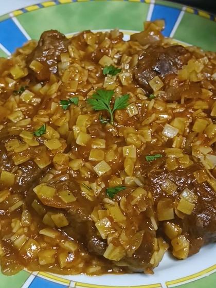 Greek Beef Giouvetsi with Hilopites Pasta