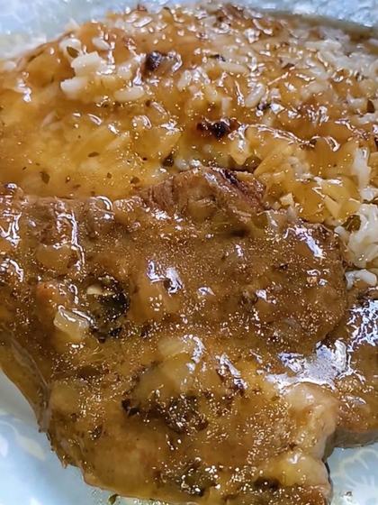 Pork Neck Chops in Beer Sauce