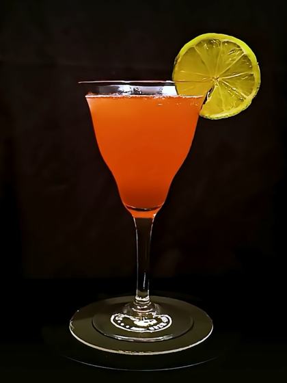 Vanilla Breeze - My Rum and Plum Syrup Cocktail
