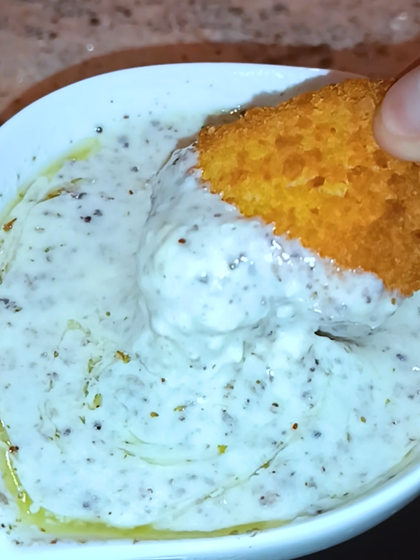 Garlic Yogurt Dip with Oregano and Sumac