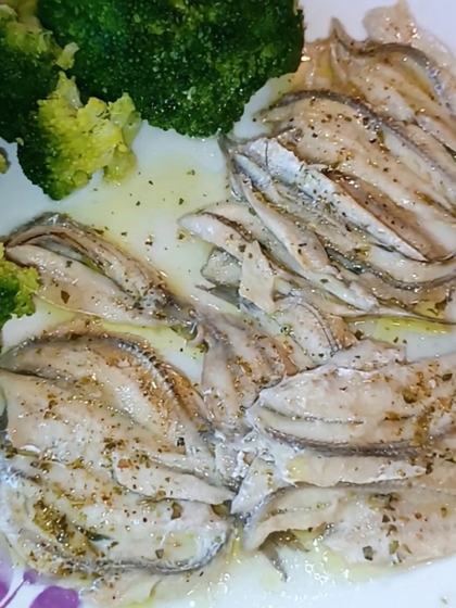 Oven Baked Anchovies with Lemon and Oregano